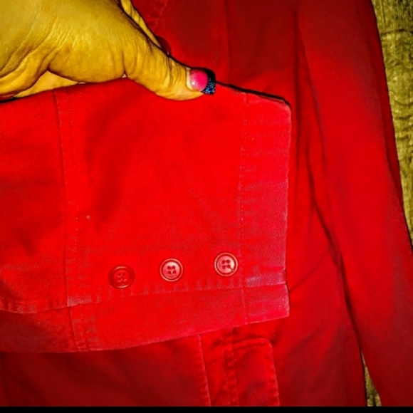 Nautica Jacket Coat Red Size 10 EUC - Picture 8 of 10